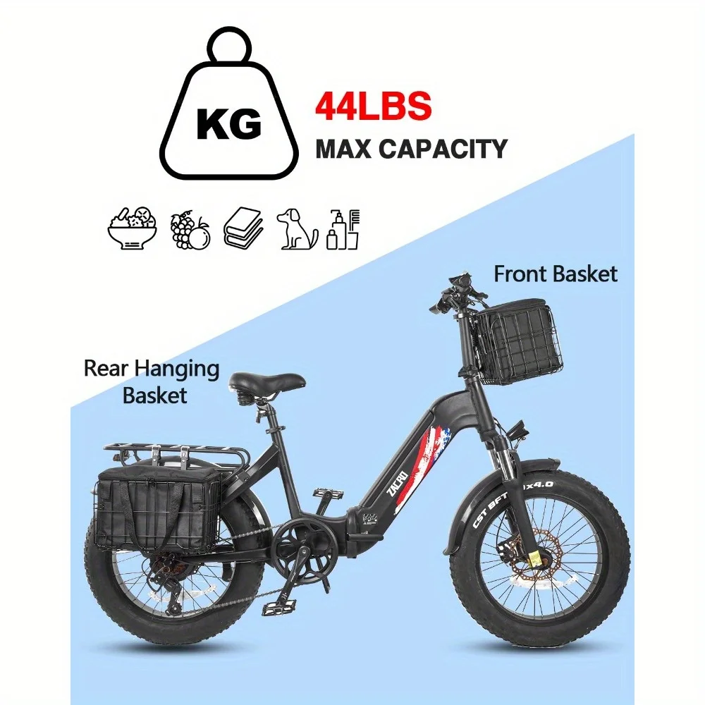 Anzome Foldable Bicycle Basket For Small Pets Cat Dog Removable Bicycle Handlebar Basket Quick Release Easy Installation Removable Bike Bag Mountain Picnic Shopping, M, Black