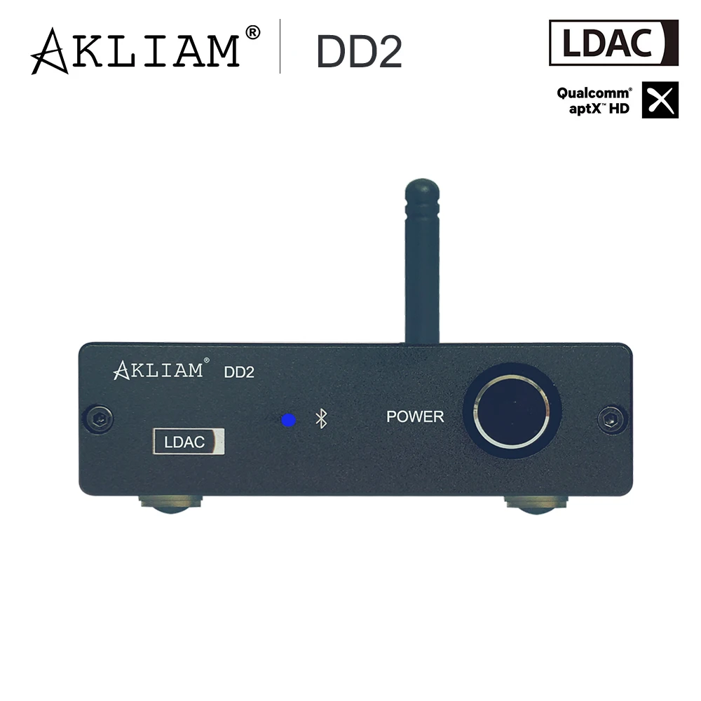 AkLIAM DD2 Bluetooth 5.4 to SPDIF Coaxial and Optical Output Digital Interface LDAC Converter audio converter adapter audio converter audio dongle