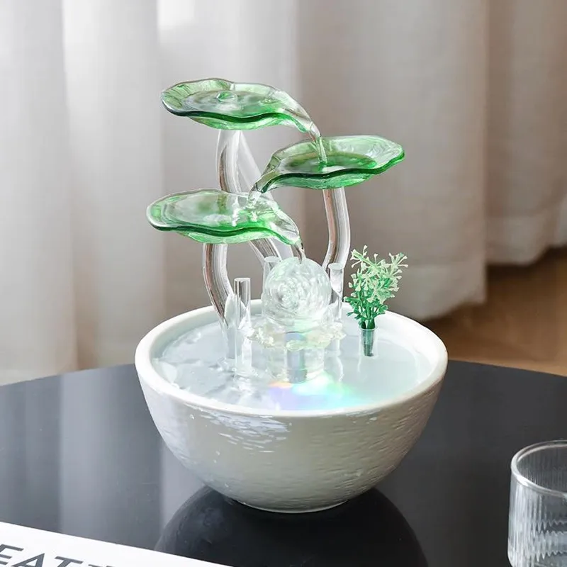 

Ceramic Tabletop Water Fountain Decoration, Home Accessories, Room Decor, Feng Shui Ball