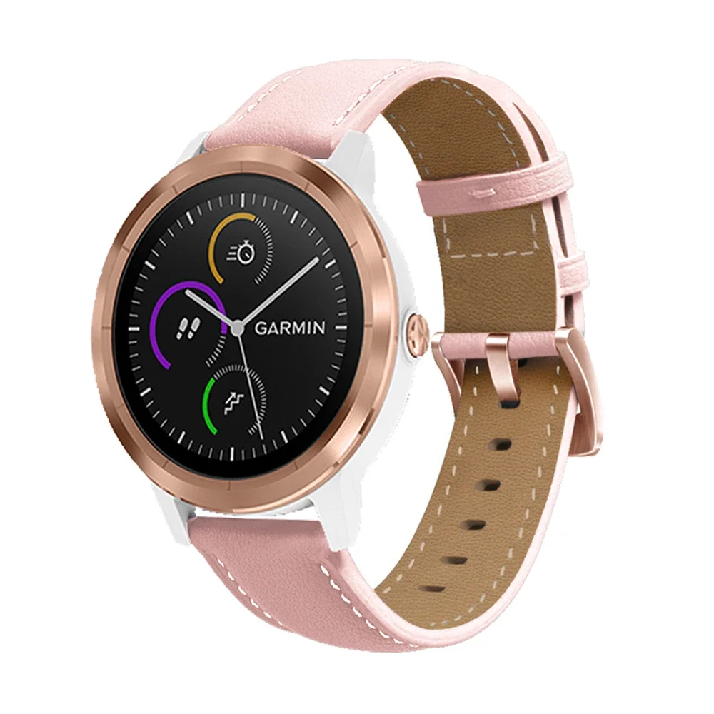 18mm Leather Smart Watch Band Bracelet - Enhanced Strap