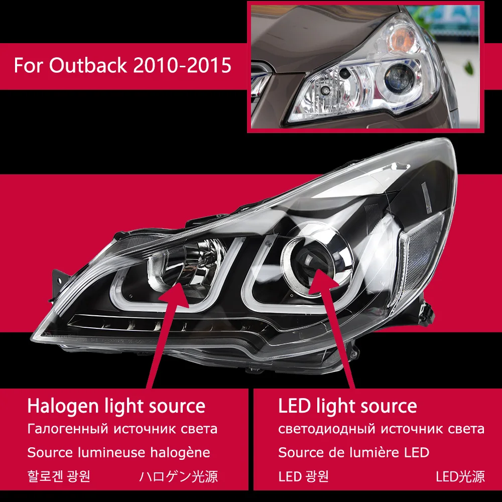 6x Combo 9005 H7 LED Headlight H11 Fog Light Bulbs for Subaru Outback