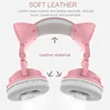 ecouteur sans fil Bluetooth RVB pour filles, casque stéréo avec microphone