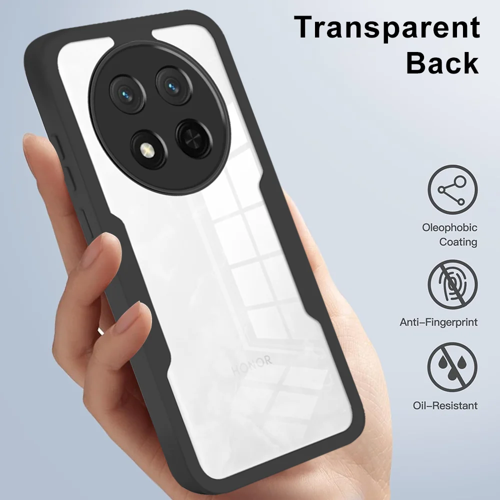 Full Body Soft Double-Sided Clear Case with 360° Protection