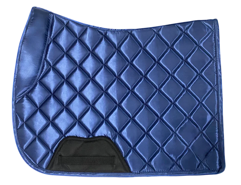 Satin Saddle Pads Equestrian Equipment Dressage Jumping Horse Saddle Pad