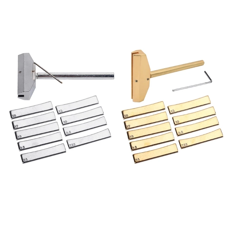 

Fretboard Press Caul and Radian Fret Inserts with Wrench Luthiers Tool Guitar Bass Fingerboard Pressing Tool Repair Tool