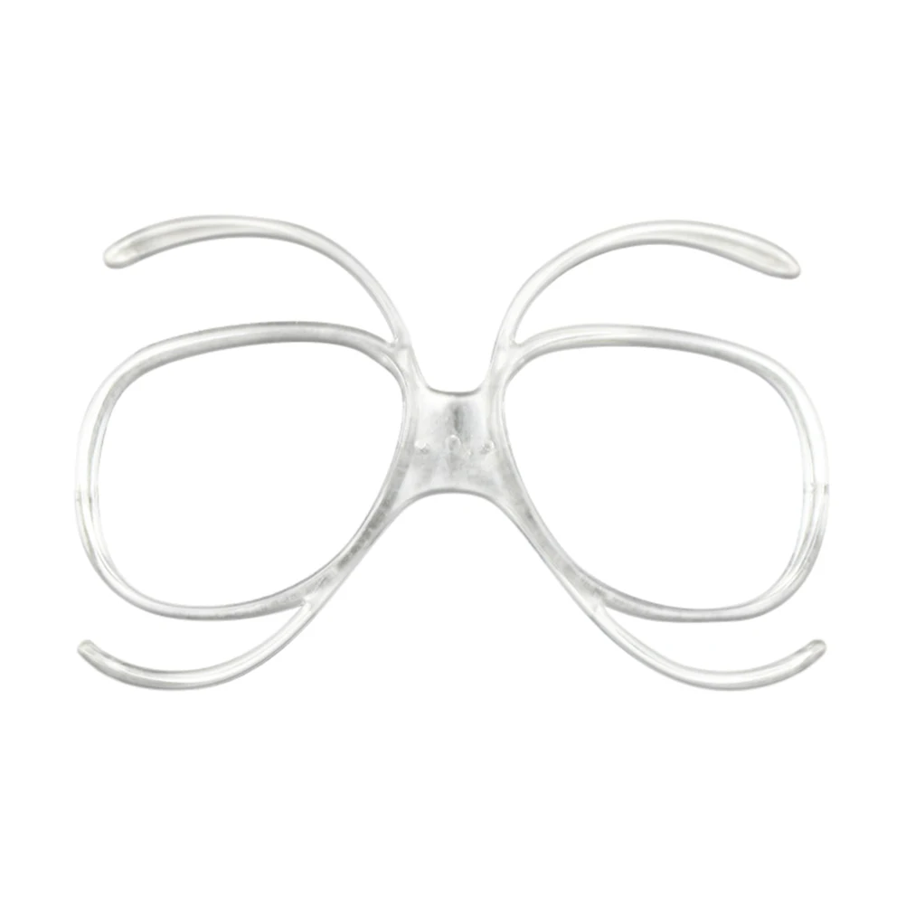 Goggle Insert TR90 Adjustable Widely Compatible Portable Goggles Inner Frame Transparent Flexible for Skateboarding for Adult