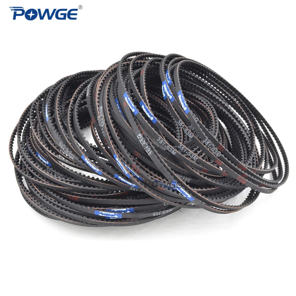 Car Racing Front Timing Belt For POWGE WRC Sakura D4 D3 S3M-255/351/411/447/507/510/513/516/519/522/540/552/750mm