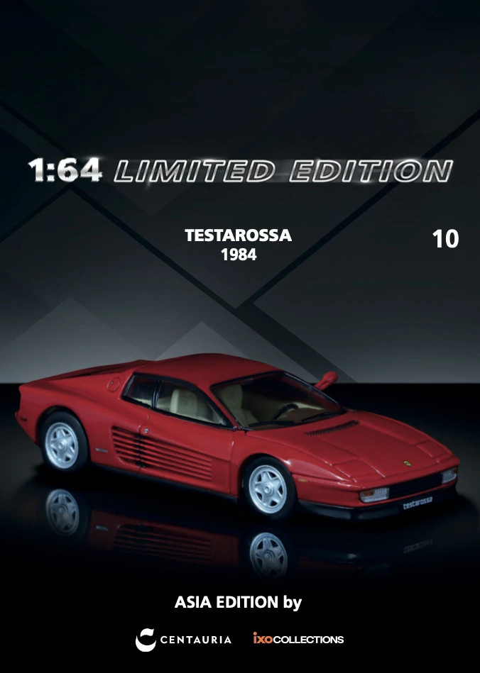 TW Tarmac Works 1:64 CENTAURIA & IXOCOLLECTIONS TESTAROSSA /F40 1984 카북 다이캐스트 모델카