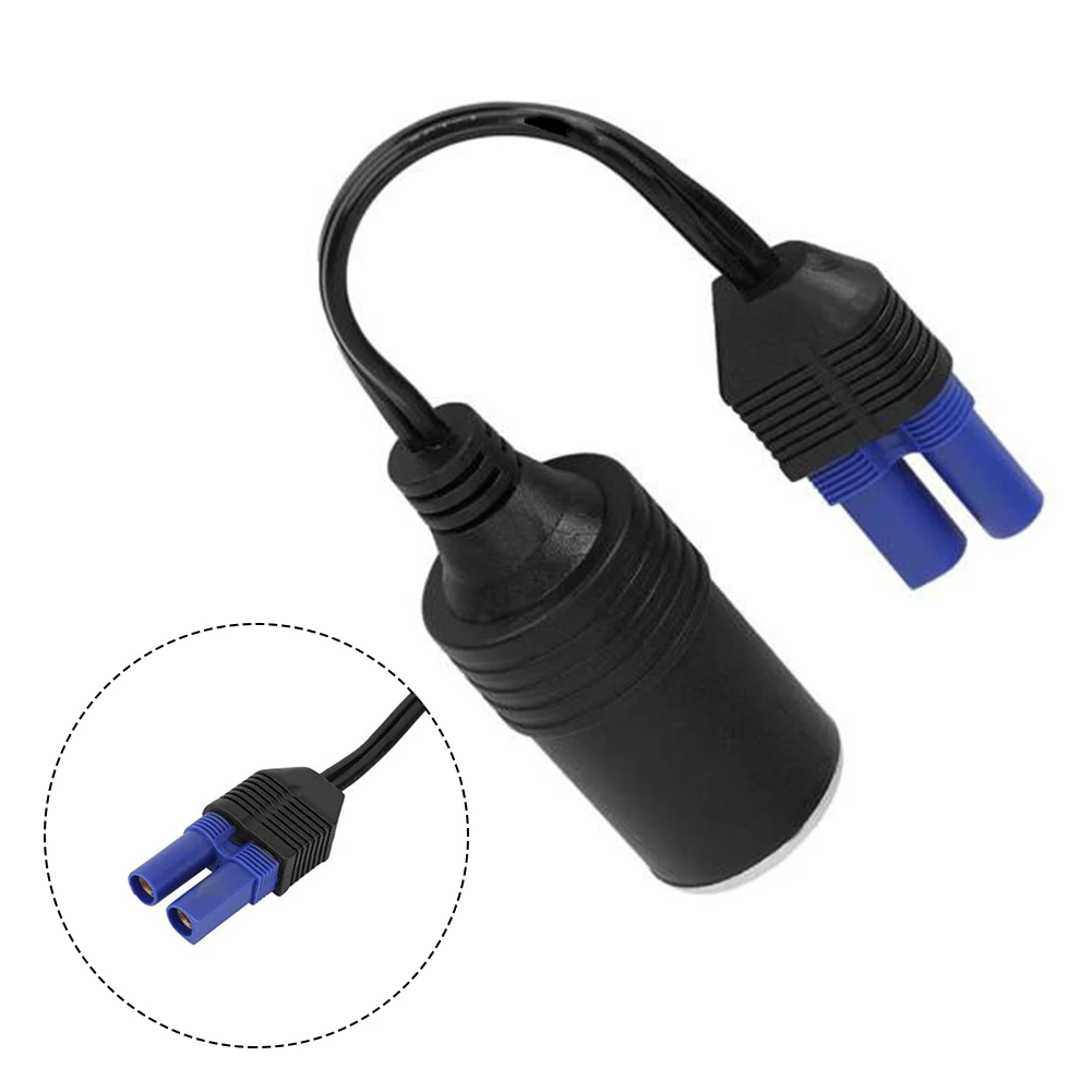 

Brand New Power Socket Adapter Accessories 1Pcs ABS Black EC5 Lighter Socket Adapter For 12V Car Battery Portable