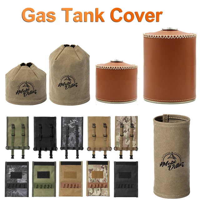 Camping Gas Kann Schutzhülle Gas Tank Fall Luft Flasche Wrap Hülse Tissue  Box Mit Seite Tasche Gas Kanister Zylinder fall - AliExpress