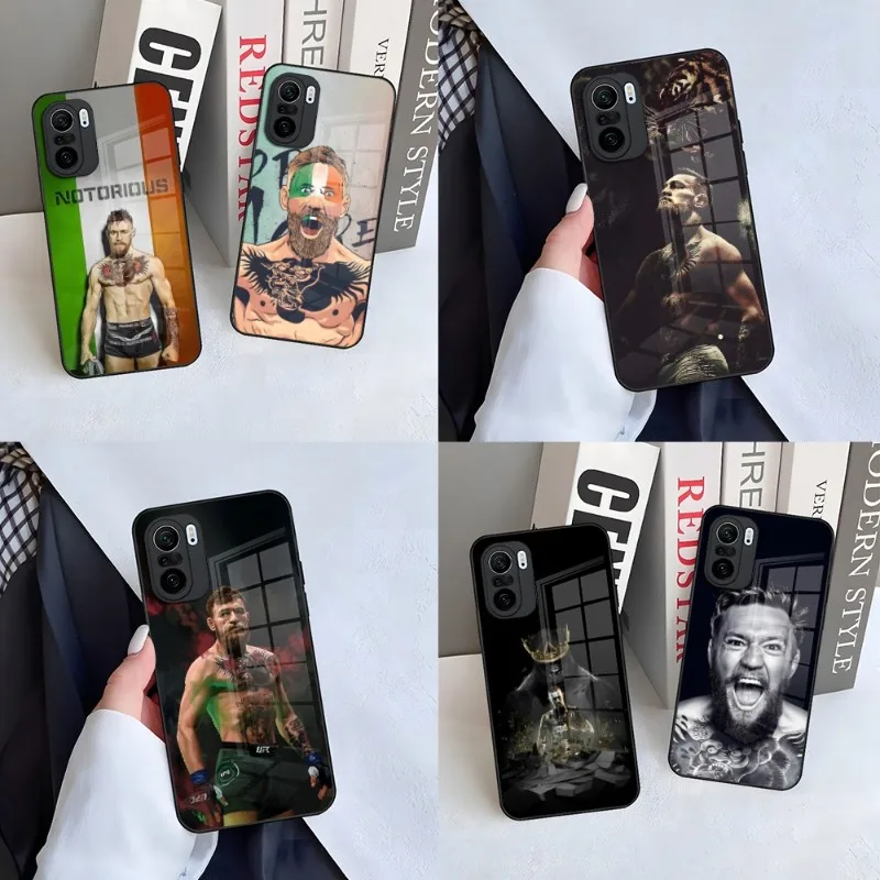Custodia Per Telefono Conor Mcgregor Per Xiaomi 13 12 X Redmi Note 11 10 S Lite T Pro Poco X3 M4 Vetro Temperato