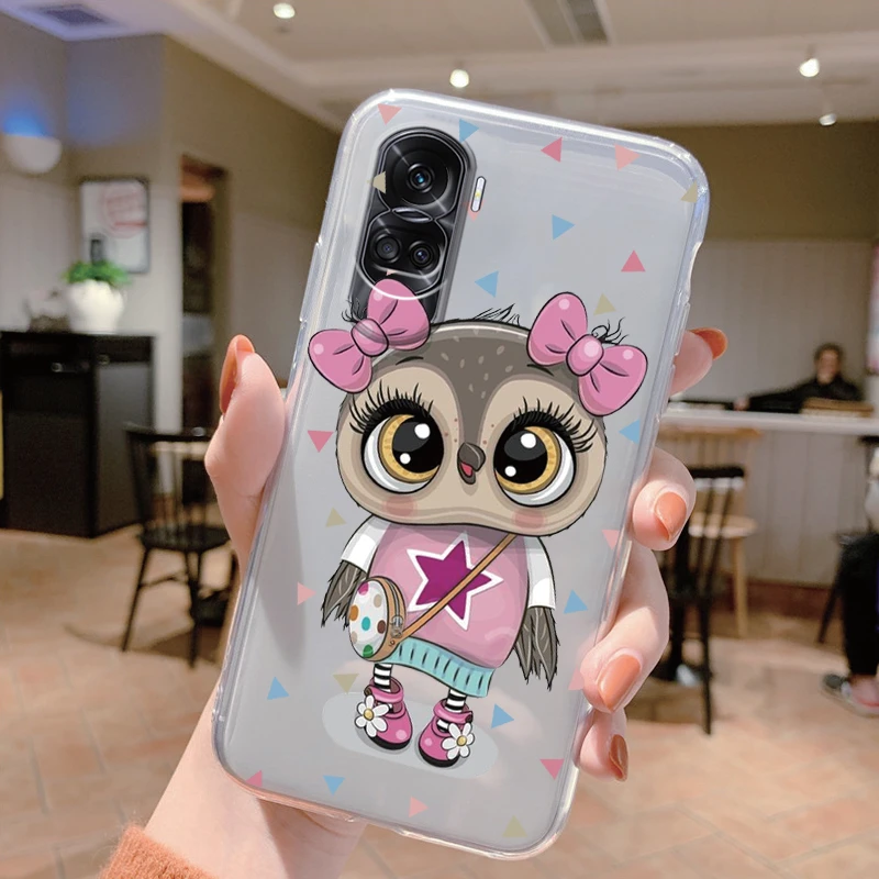 YUXING Cover per Honor 90 5G - Abstact Art Geometry Pattern Antigraffio Vetro Back Cover, Custodia Antiurto Antiscivolo Sottile (Abstact Art,01