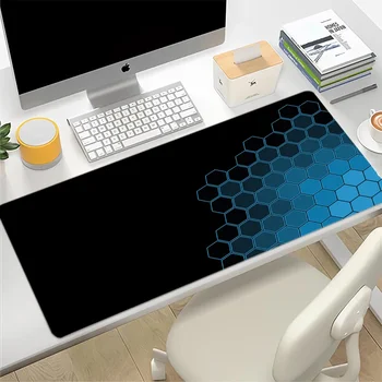 Accessori da gioco geometrici Tappetino per mouse Computer portatile Gamer Tappetini per mouse estesi Tappetino per mouse anime grande Tastiere in gomma Tappetino da tavolo