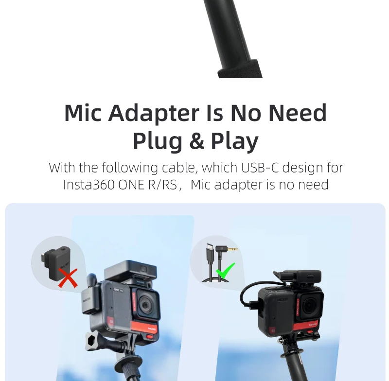 Wireless Microphone Insta360 One R Microphone Best Insta360 ONE R