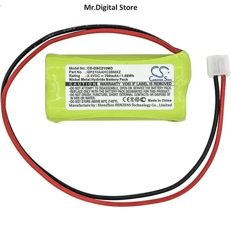 

Cameron Sino 700mAh Battery GP210AAHC2BMXZ for Dentsply/DSSB Propex II