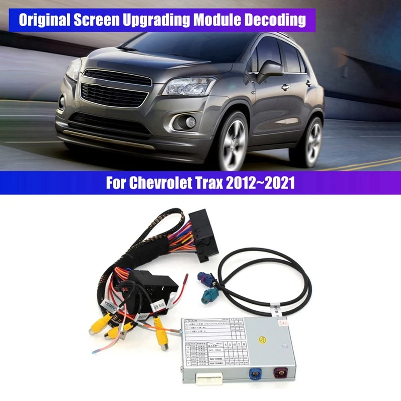 

Car Rear View Camera Adapter Reversing Parking Screen Upgrading Module Decoding For Chevrolet Trax 2012-2021