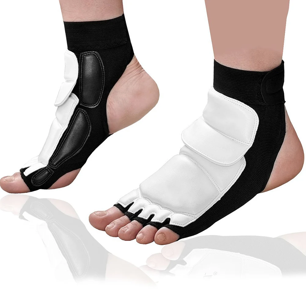 

Ankle Brace Support Pad Feet Guard Tae Kwon Do Feet Protective TKD Foot Gear For Kickboxing Men Women Kids MMA 1 Pair