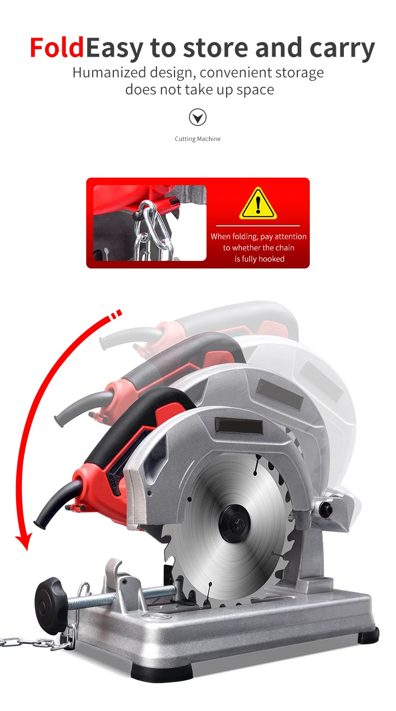 Electric Miter Saw Table Cutting Machine Aluminum Angle Cutter For Cutting Metal