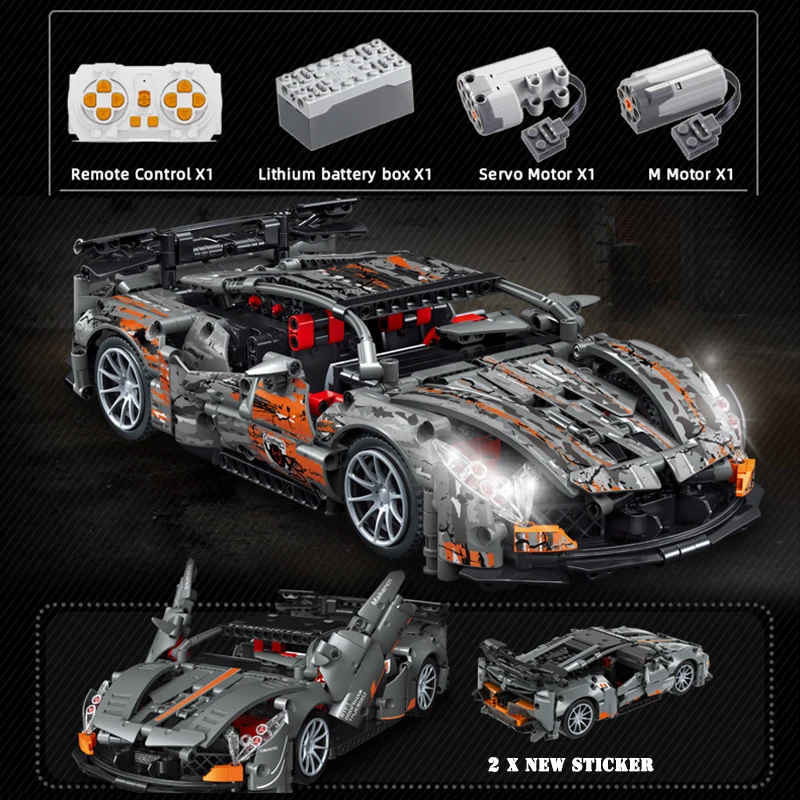 Voiture Compatible Avec Lego Technic Modèle Super Sport - 1142 Pièces