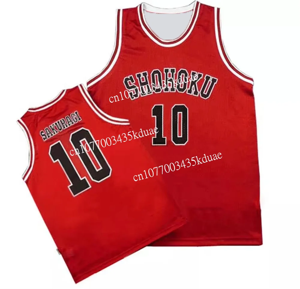 Men T Shirts Anime Shohoku School Basketball Team Jersey
