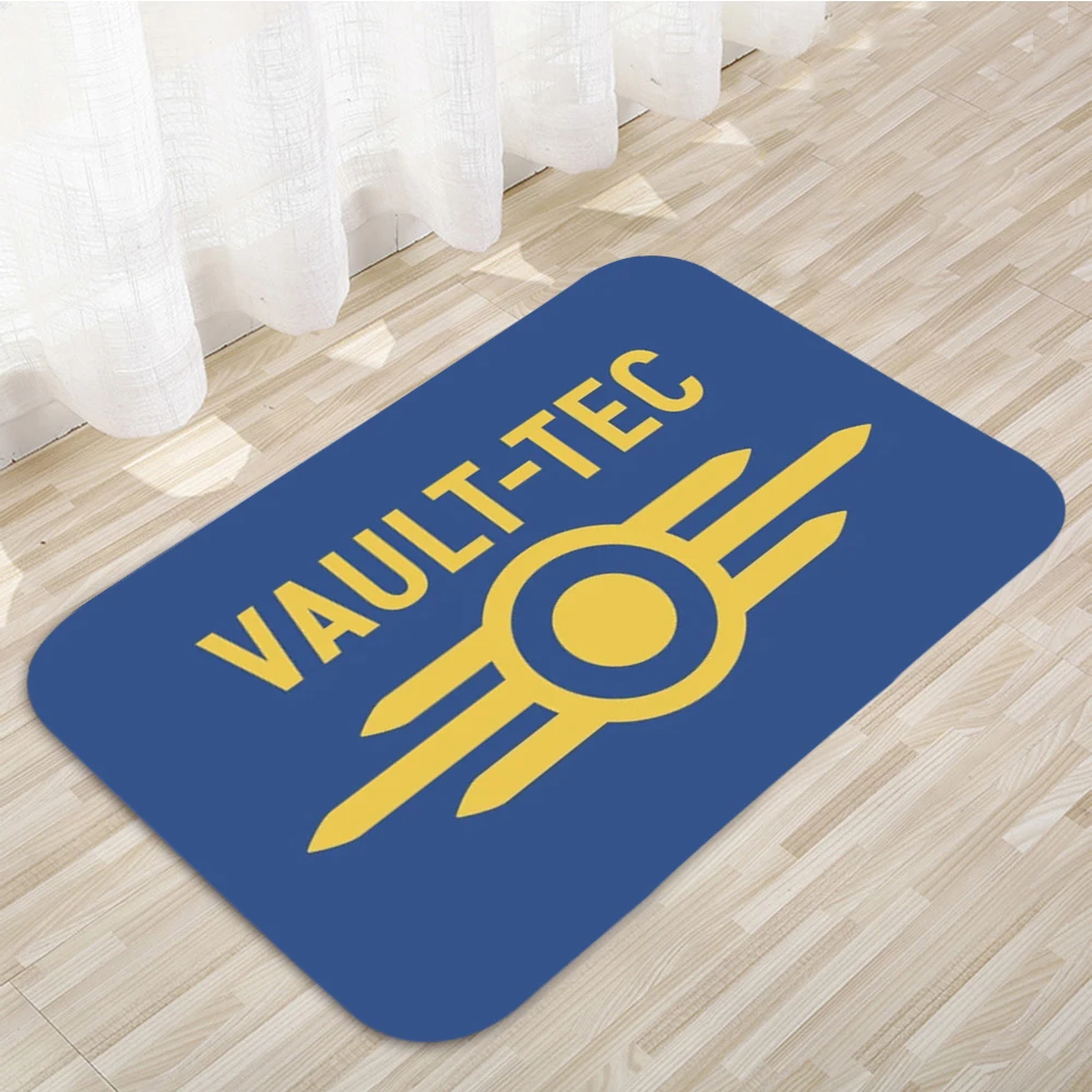 Games Vault Tec logo Floor Mats Home Carpet Door Mats Modern