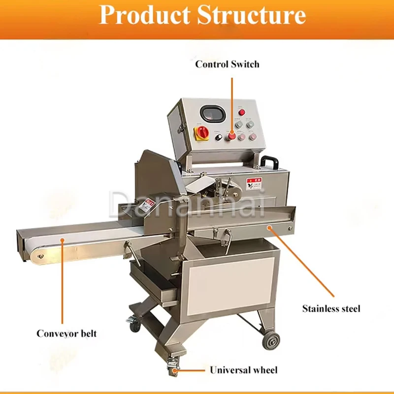 304 Stainless Steel Meat Slicer, Industrial Chicken Breast, Beef Slicer, Potato Slicer 2