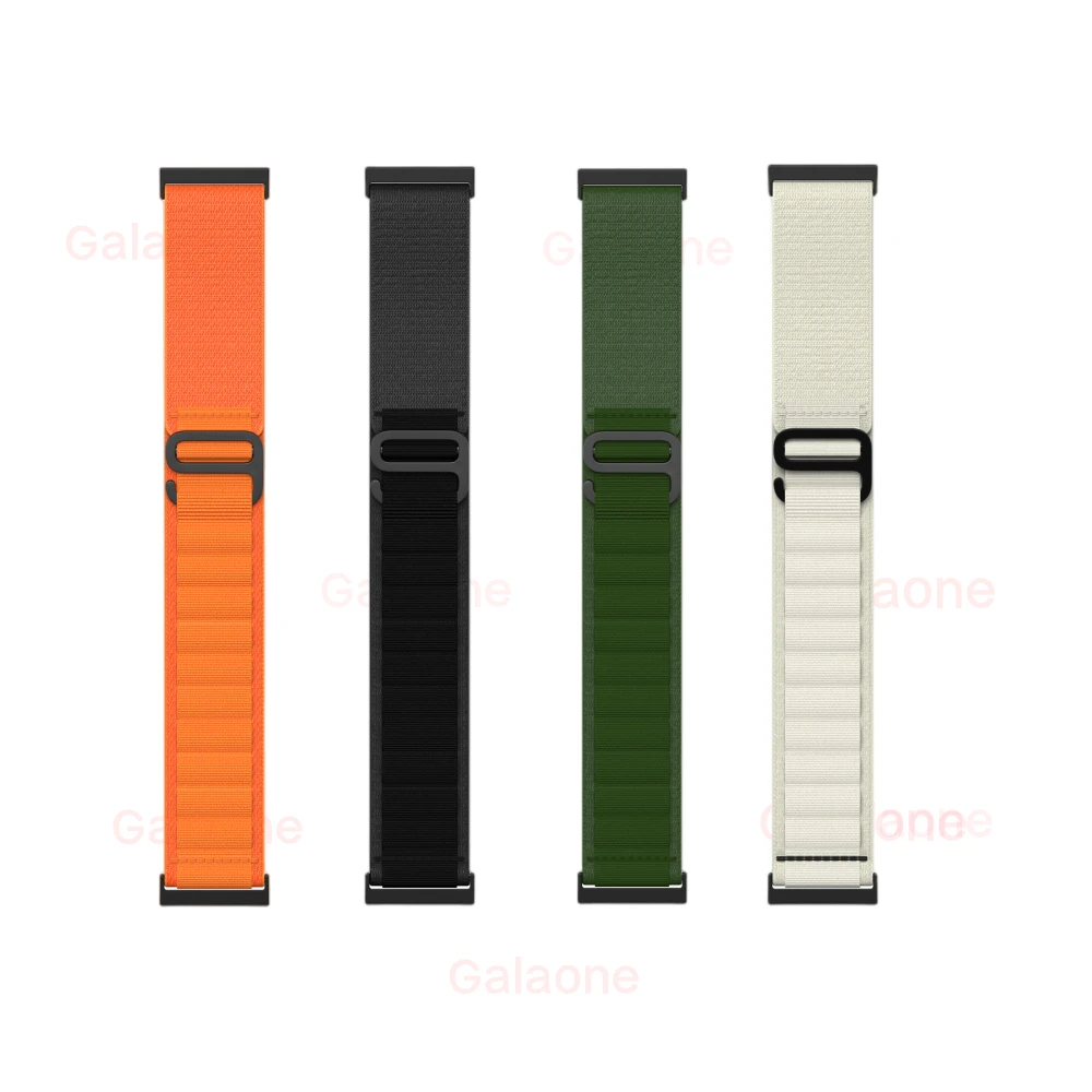 24mm Alpine Nylon Loop Strap Wristband For SUUNTO7/9/9baro/Spartan Sport/D5 Easy Fit Watch Band Replaceable Bracelet Belt