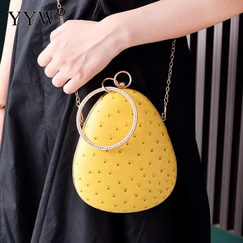 Fashion Women Bucket Shoulder Bag With Diamonds Crossbody Bag Women Box Evening Clutch Purse Bags Party Wedding Ladies Handbags