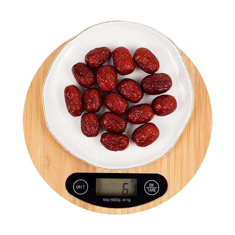 5kg/1g Household Kitchen Digital Scale with Glass Tray LCD 2xAAA Battery  Food Baking Cake Cookies Dessert DIY Weight Measurement