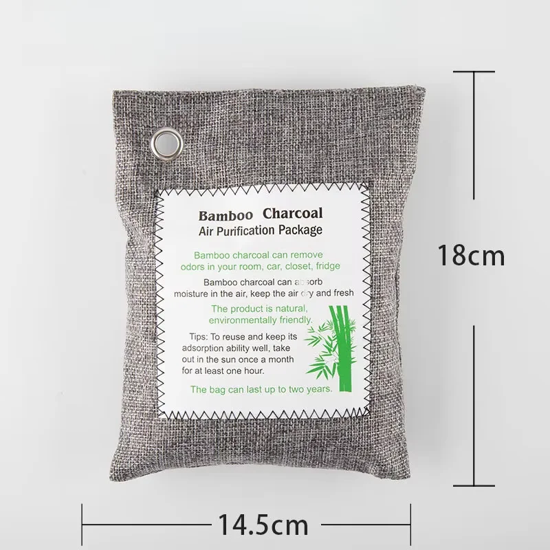 Bamboo Charcoal Air Purifying Bags Refrigerator Deodorizer Activated Carbon Closet & Cabinet Pet Area Natural Air Freshener refrigerator deodorant bamboo charcoal air purifier activated charcoal odor absorber bamboo charcoal odor absorber