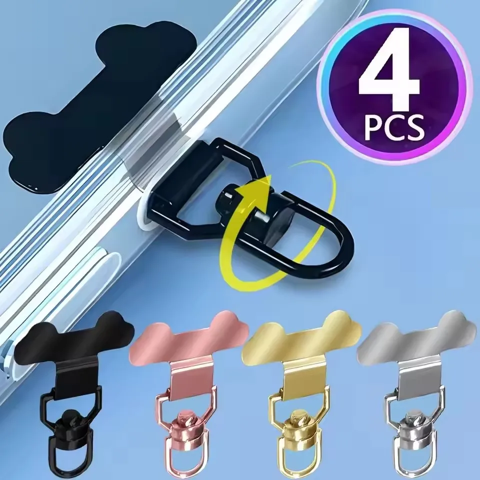 Enhanced Rotatable Stainless Steel Phone Lanyard with Mini Portable Design
