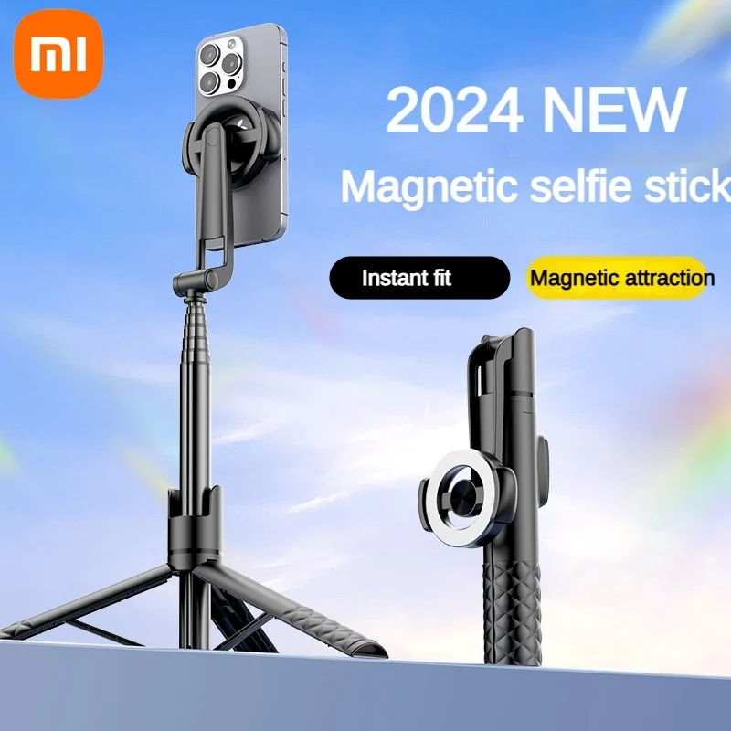 Xiaomi Estensibile Magnetico Selfie Stick 1.24M Mini Portatile Selfie Stick Treppiede Con Telecomando Per Live Boadcasting