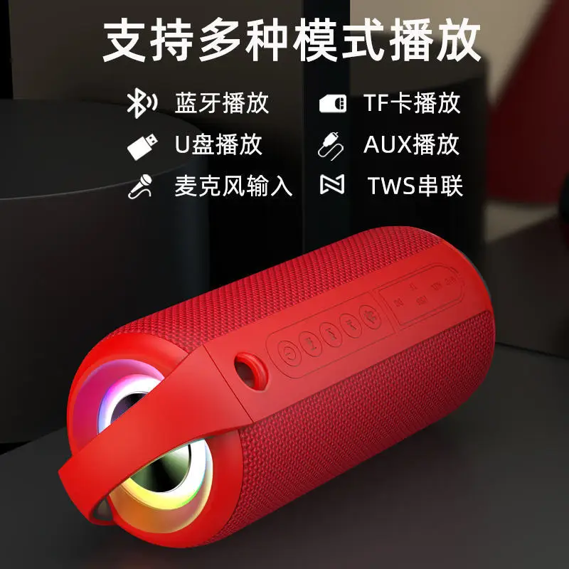 

432523DSess Bluetooth spedaker subwSoofer outdohor wFaterproof hGousehhold KTV larHge volumje plug-in card portablHe stereo