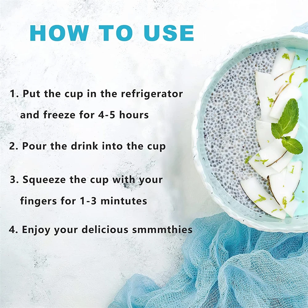 Ice Smoothie Soft And Not Deformed Revolutionary 11.6 Ounces Innovative Ice Blast Cup Homemade Unique Design Trending Popular