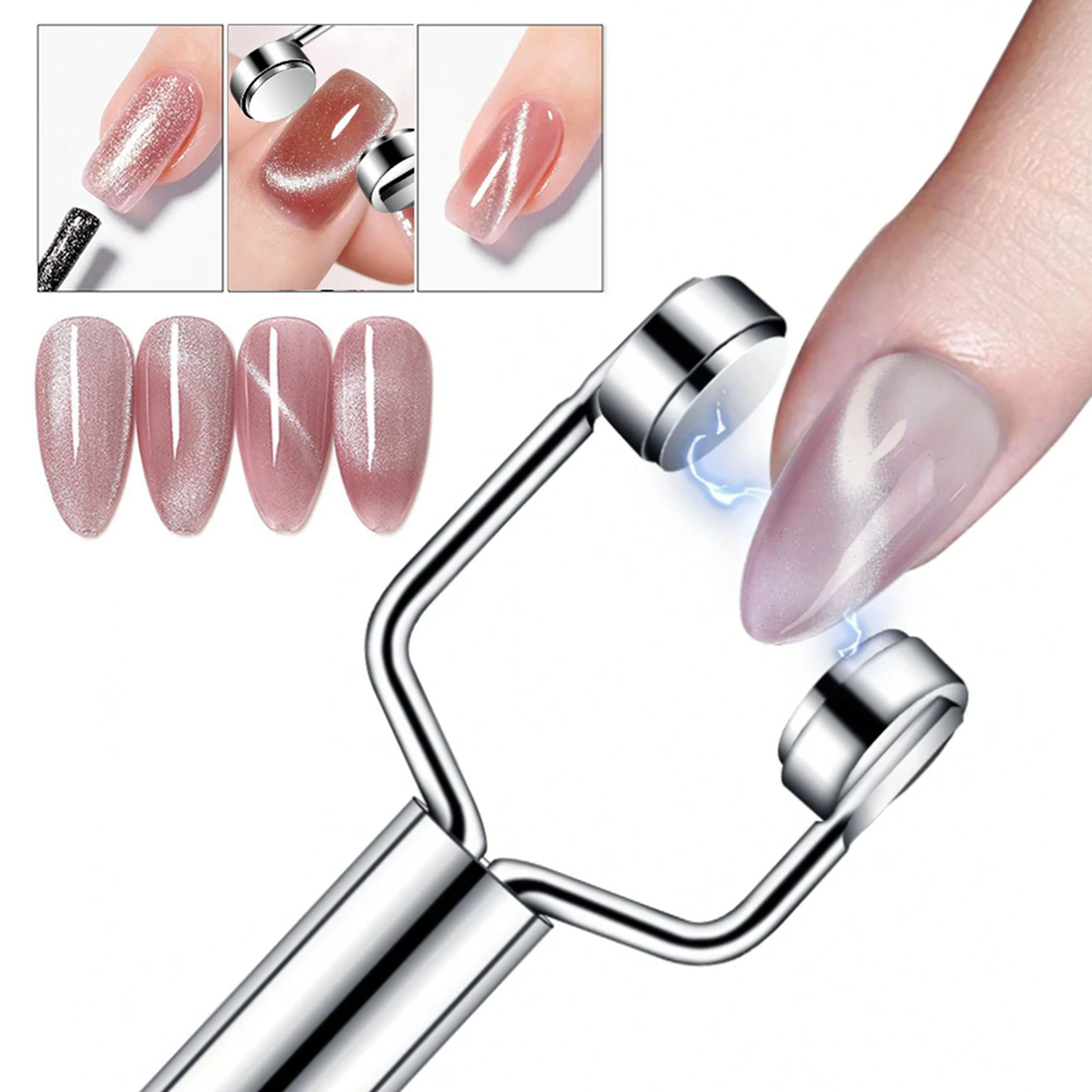 NEW Nail Art Tool Effect Manicure Y-shape Strong Stick for Nail Cat Eye Double Head UV Gel Polish Magnet Stick Manicure Tools