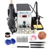 750W 8586 2 In 1 Digital ESD Hot Air Gun Soldering Station Welding Solder Iron For IC SMD Desoldering Rework Tools 220v 1
