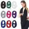 Bib Men Women Shawl Wraps Neck Warmer Circle Loop Scarves Hidden Zip Pocket Infinity Scarf Scarves 1