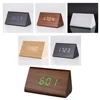 Alarm Clock Desk Perpetual Calendar with Night Light Digital LED Display Clocks 4
