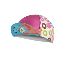 Vintage Sporty Multicolor Cycling Cap - Breathable Quick-Dry Polyester Hat (Pink)