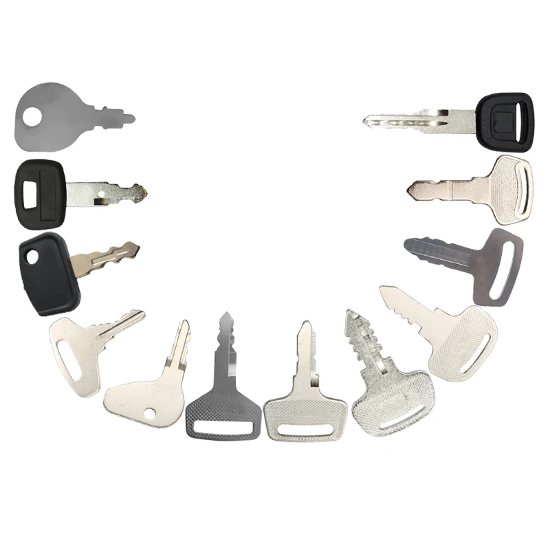 12PCS Ignition Key 68920 459A Compatible with Kubota Tractor B L M BX K008 KX161-2 KX101 KX151 R410 KH61 R520S B26 RTV 900 UTV