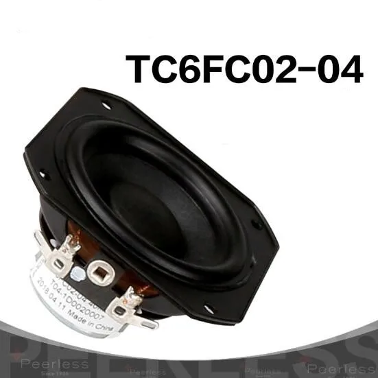 B-469 자석 너비 비할 데없는 TC6FC02-04 2 인치 전체 주파수 경적 스피커 루비듐 철 붕소 자석 NBR 고무 가장자리 15W