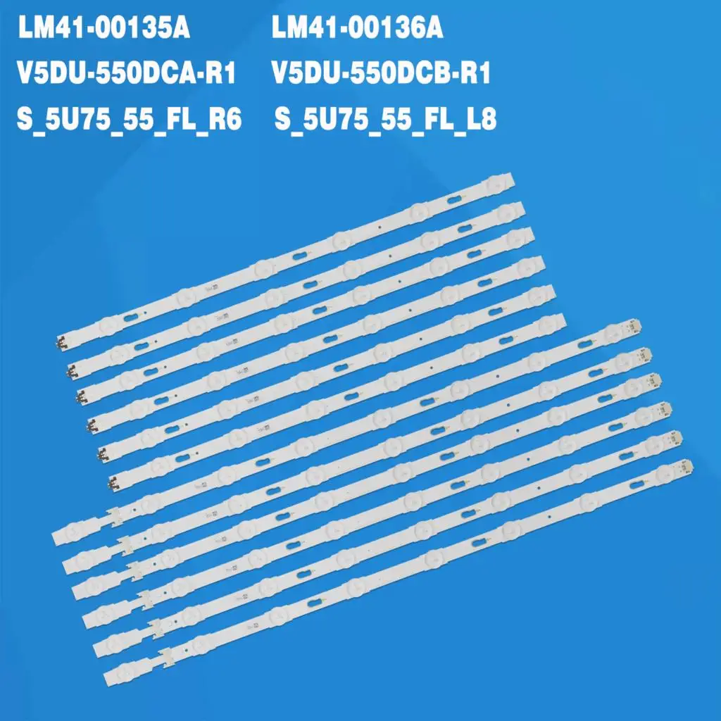 

New LED backlight strip For Samsung BN96-39659A 39660A BN96-40099A 40100A UE55KU6172U V5DU-550DCA-R1 V5DU-550DCB-R1 LM41-00136A