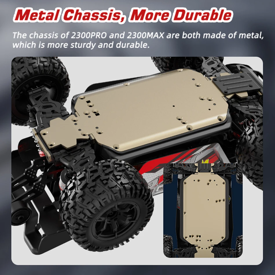 2300 Series 1:16 Scale 4WD Brushless Motor 2.4GHZ Off-Road Drift Cars Professional High Speed Racing Remote Controller Toy Car 3