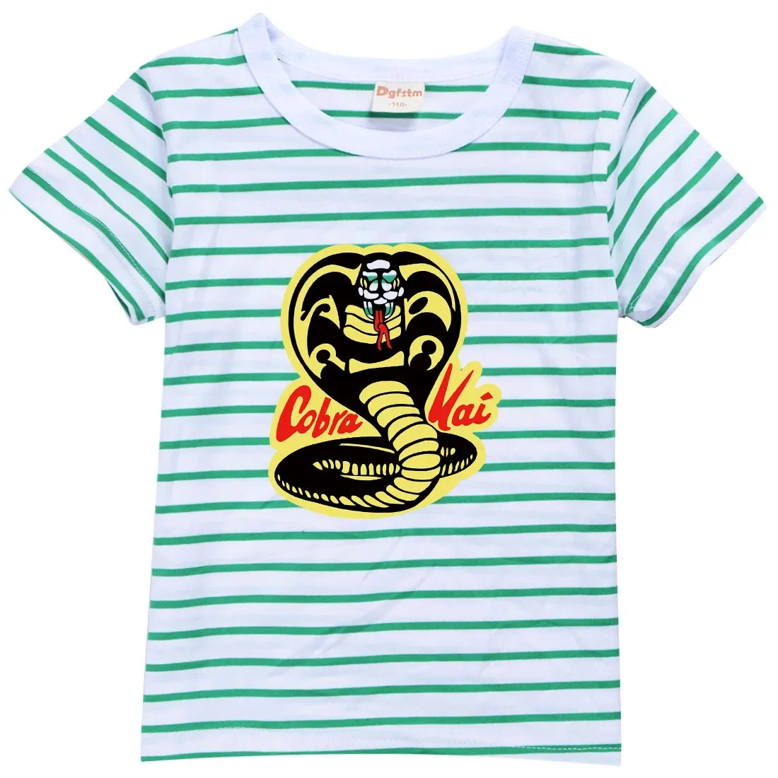 تي شيرت صيفي للأطفال مطبوع عليه كوبرا كاي