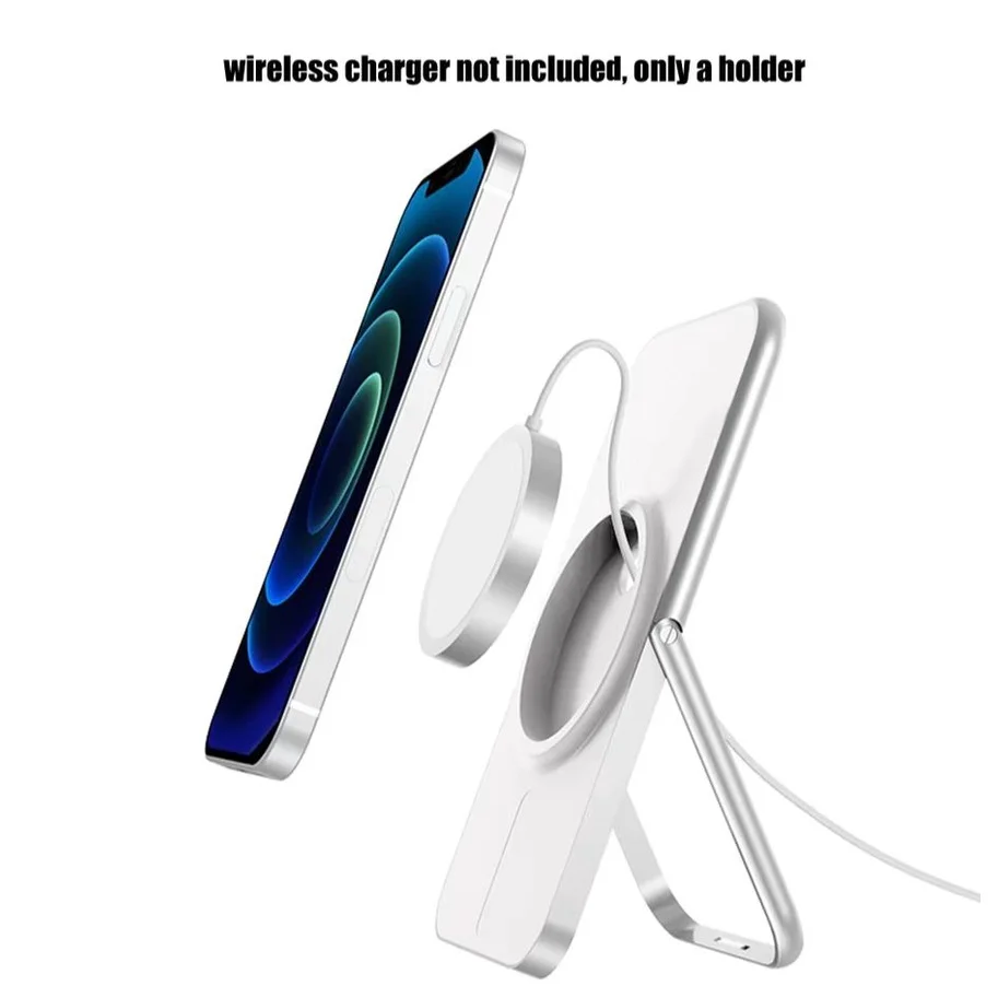 Магнитный держатель для телефона ZSHOW Magsafe, складная алюминиевая подставка для iPhone 12 Pro Max, беспроводное зарядное устройство