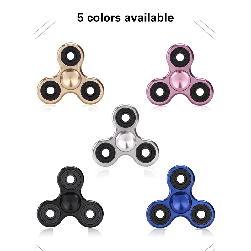

Finger Gyro Hand Spinner Triangular Fingertips Toy Reliever Stress Spiral Gifts Toys For Austim And ADHD Kid Adult Help Focus
