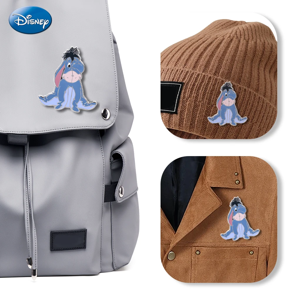 Disney Officially Licensed Pin Winnie the Pooh and Eeyore Pins Cartoon Brooch Cute Collectible Enamel Pins Lapel Pin for Jackets