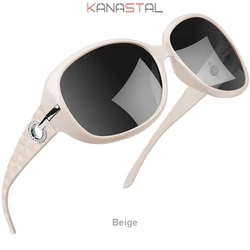 Women's Retro Diamond Butterfly Frame Polarized Sunglasses - UV400 Fashion Eyewear (3201)
