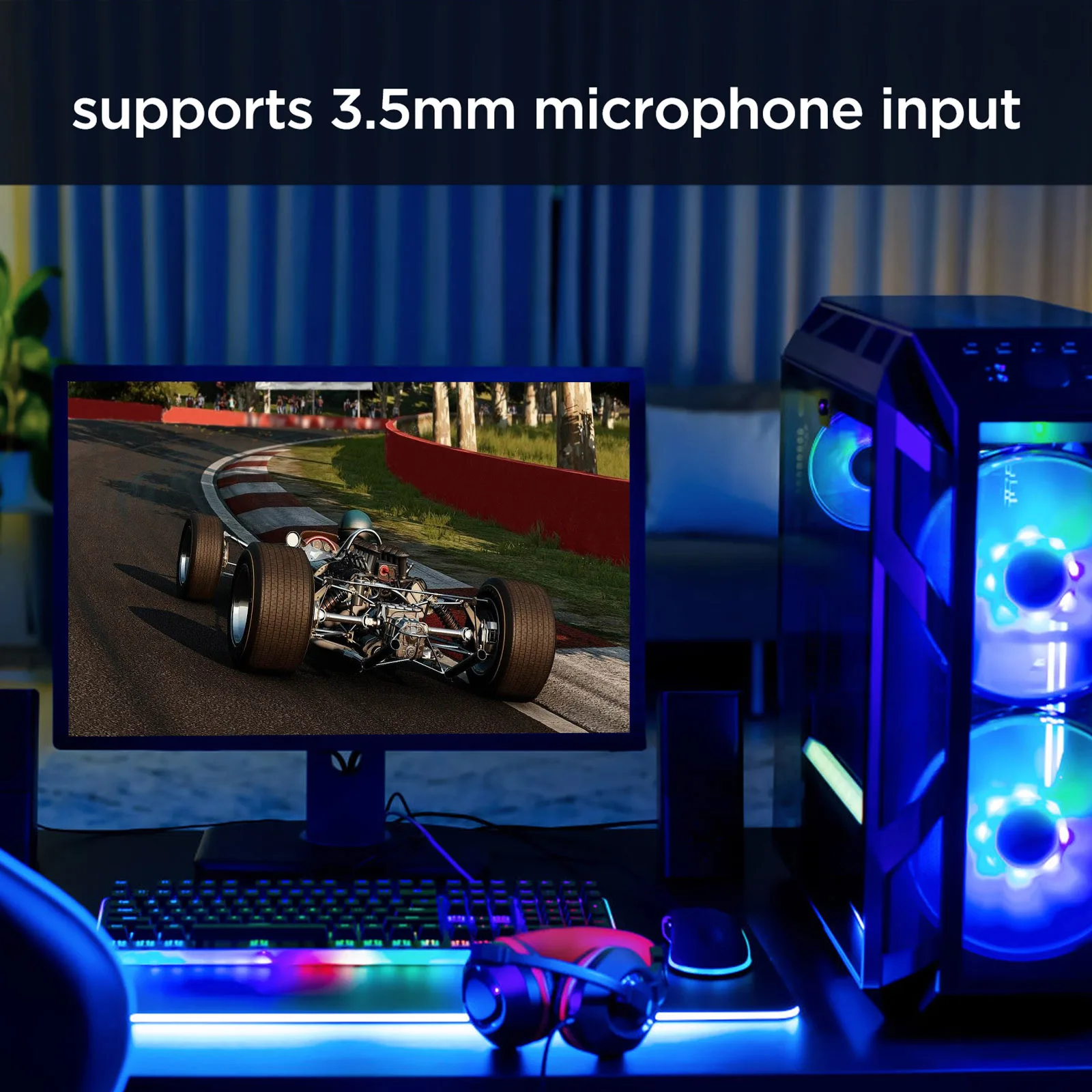 Video Capture Card Ezcap 324B Video Game Capture Card for Gaming/Meeting Live Streaming