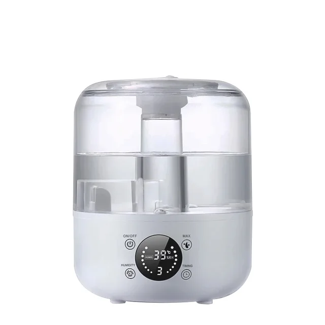 3000mL Smart Air Humidifier with Dual Mist Output: Essential Oil Aroma Diffuser for Home & Office, Equipped with Adjustable Fog 4